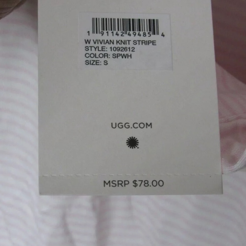 UGG VIVIAN STRIPED PJ SLEEPWEAR SLEEP SHIRT - Picture 6 of 6